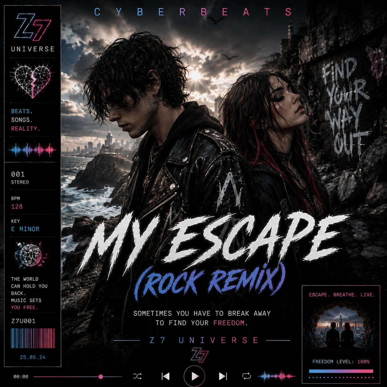 My Escape (Rock Remix) cover